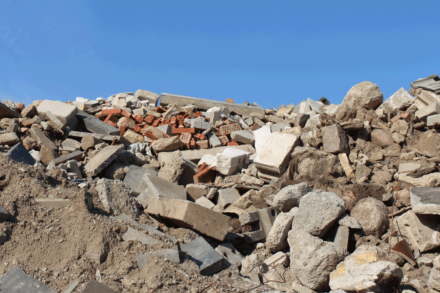 Bauschutt unsortiert